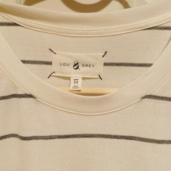 Lou & Grey soft dress with drawstring waist Sz M - Picture 3 of 3